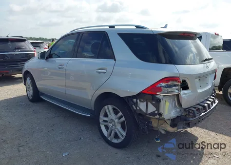2015 Mercedes-Benz Ml 350 from USA, damaged, VIN 4JGDA5JBXFA617450